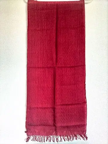 캐시미어 머플러 프린지 레드 빨간색