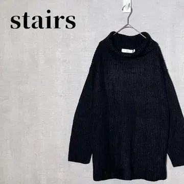 [택 포함 새상품] stairs 빅 사이즈 LL  볼륨 터틀넥 니트