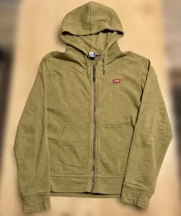 CHUMS 올리브 M 사이즈 후드티