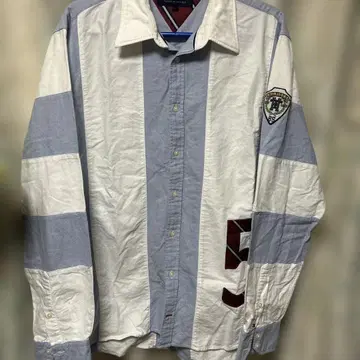 Tommy Hilfiger 스트라이프 긴팔 셔츠