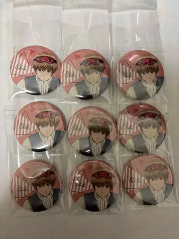 은혼 캔뱃지 Cat.ver 오키타 소고 9개 세트