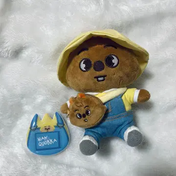 한쿼카 봉제 인형 popup 온라인 복권 이름표 배치