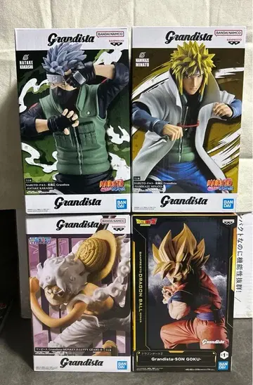 그란디스타 손오공, 루피, 미나토, 카카시 4체 세트