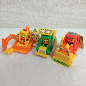 호빵맨 우로쵸로 공사 자동차 태엽 셔블카 불도저 작업 자동차