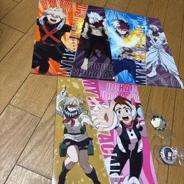 히로아카 쿠라스시 콜라보 클리어 파일 세트