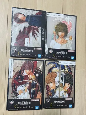 제일복권 데스노트 C상 아크릴 보드 전 4종 컴플리트