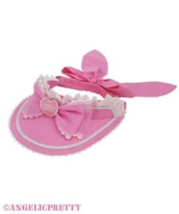 AngelicPretty ToysDonutDiner 선바이저 짙은 핑크