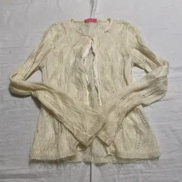 Keita 크림색 모헤어 가디건 케이타 마루야마