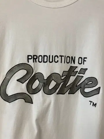 t셔츠 쿠티 cootie productions 화이트 COOTIE