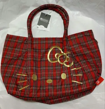 ROOTOTE 헬로키티 레드 체크 백