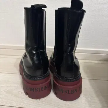 CALVIN KLEIN 블랙 첼시 부츠