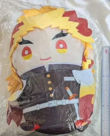 (미사용) 귀멸의 칼날 오키마메메이토 봉제 인형 마스코트 렌고쿠 쿄쥬로