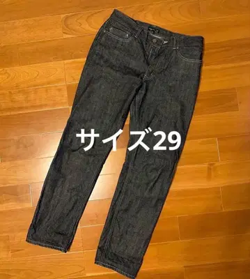 아네스베 agnes b. 블랙 스트레이트 데님 사이즈 29