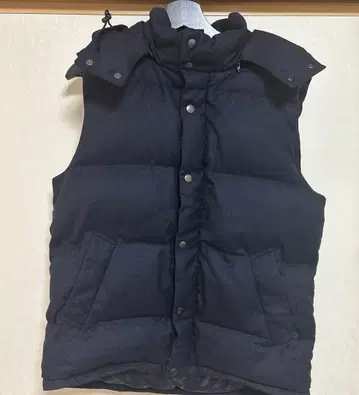 그린 라벨 릴랙싱 남성용 다운 베스트 네이비 XL