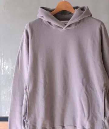 그레이 후드 부착 후드티