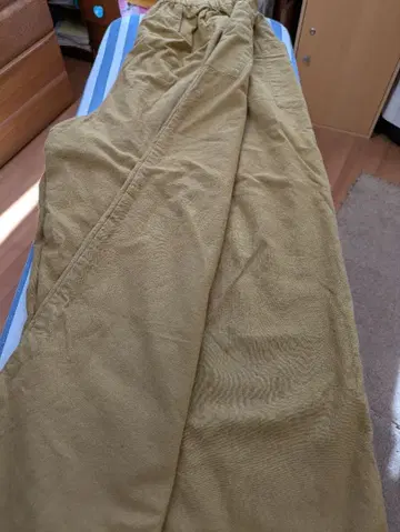 시삼 공방 와이드 팬츠 가을 느낌 머스타드 컬러