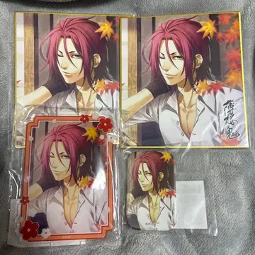 박앵귀 마루쿠지 하라다 사노스케 캔뱃지 색지 아크릴 스탠드 세트