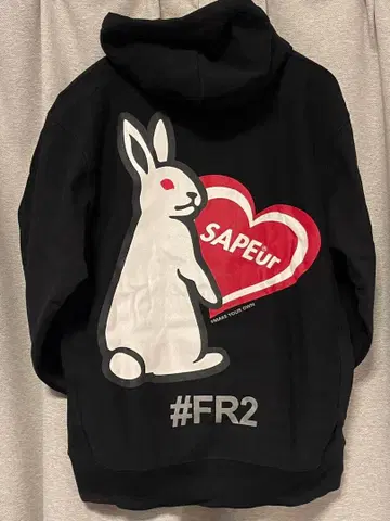 SAPEur x FR2 하트 토끼 후디 XL