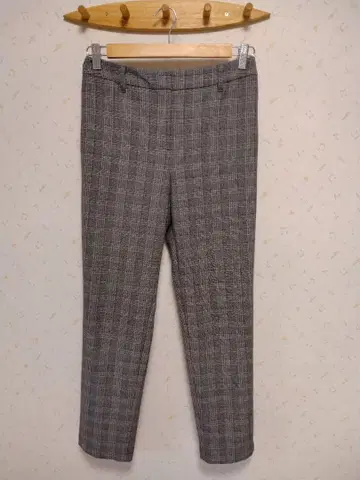 [새상품급] PLST 웜 리저브 스틱 팬츠 체크 L