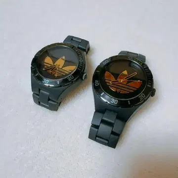 adidas 블랙 손목시계 2세트