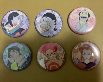 전 6종 세트 극장판 모노노케 제2장 히소 캐릭터 배지 컬렉션