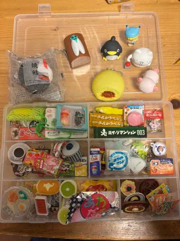 캡슐 토이 세트 음식 동물 기타