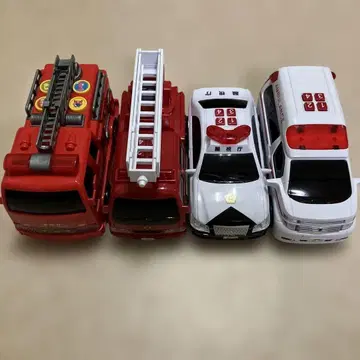 소방차 구급차 순찰차 미니카 세트