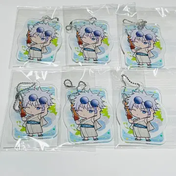 주술회전 마루쿠지 YUKATA 아크릴 키링 고죠