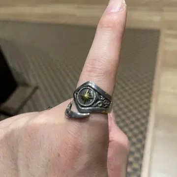 SAAD 태양신 아라베스크 스네이크 반지 실버 925 silver