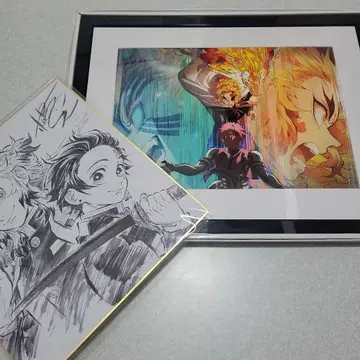 귀멸의 칼날 DVD 특전 캐릭터 파인그래프