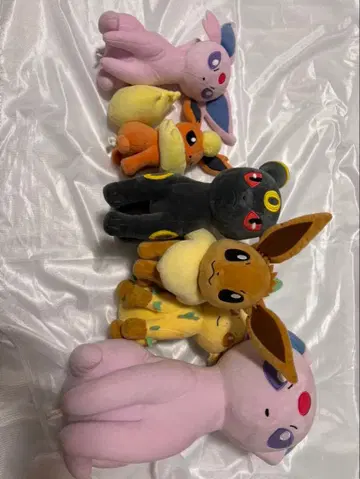 이브이 진화계 봉제 인형 세트