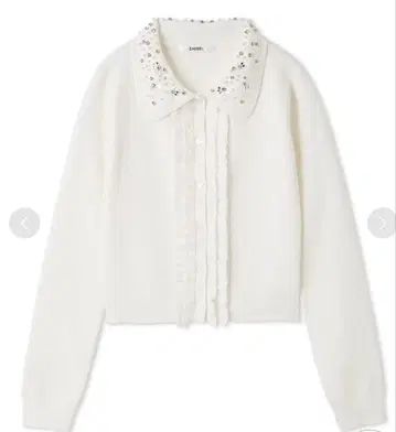 택 포함 미사용 새상품 스나이델 SNIDEL 비쥬 칼라 니트 가디건