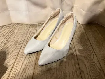 라이트 그레이 스틸레토 하이힐 23.0cm