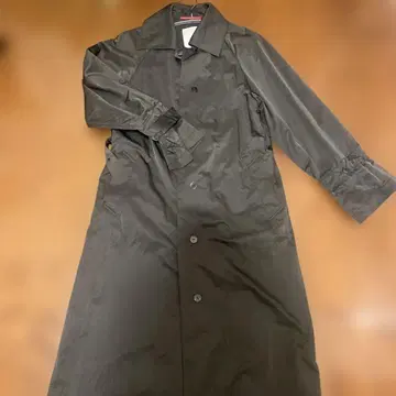 LOVELLESS 다크 그레이 트렌치코트 34