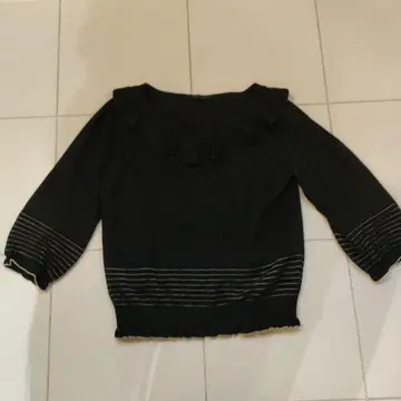 TO BE CHIC 블랙 니트