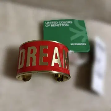 미사용 Benetton 베네통 DREAM 뱅글 빨간색