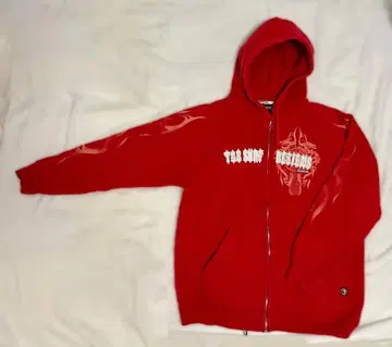 T&C Surf Designs 집업 후디 후드티 (빨간색)