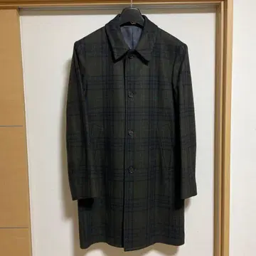 Paul Smith PS 스텐카라 코트 다크 그린 체크 사이즈 L