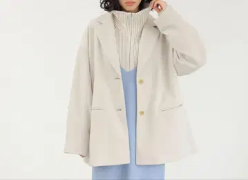 렙심 울리 테크 자켓 미들 코트 아이보리