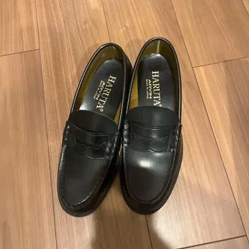 HARUTA 로퍼 블랙 25.5 EEE