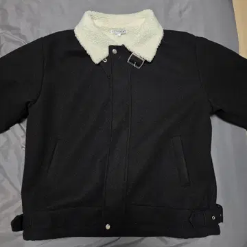 ASTRONOMY 빅 실루엣 보아 안감 멜톤 2way 숏 블루종