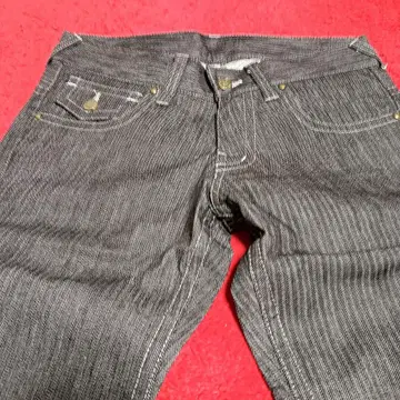 토네이도 마트 플레어 데님 블랙