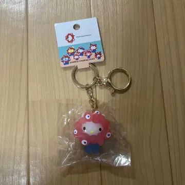 새상품 산리오 미야쿠미야쿠 콜라보 클리어 키링 헬로키티 오사카 만박