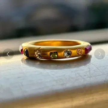 [ whim ] Tiny Stone Embed Ring (골드) 13호