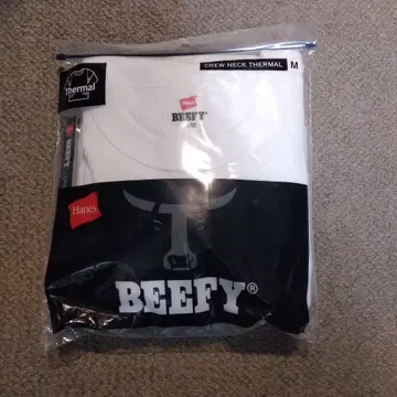 새상품 Hanes BEEFY 크루넥 서멀 M 헤인즈 서멀