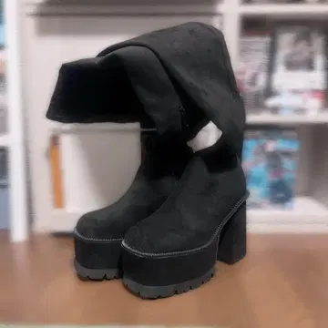 EMODA 스퀘어 핏 롱 부츠 L