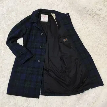 BEAMS+ Harris Tweed 스텐카라 코트 M 체크