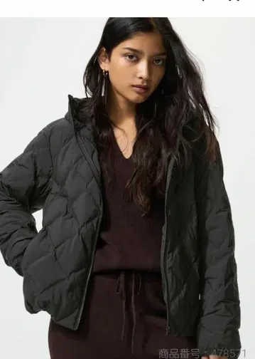 새상품급 UNIQLO PUFFTECH 블랙 다운 자켓 L