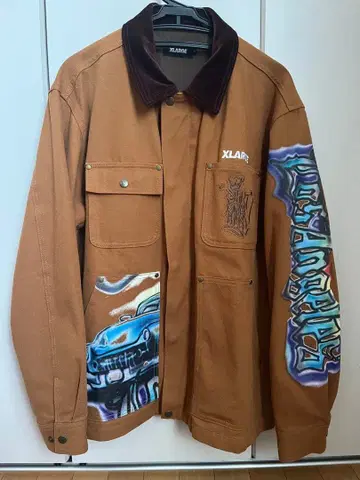 XLARGE x SHIRTKING 워크 자켓 L 사이즈 브라운