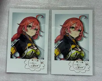 니지산지 idios 데뷔 폴라로이드풍 카드 사자도 아카리